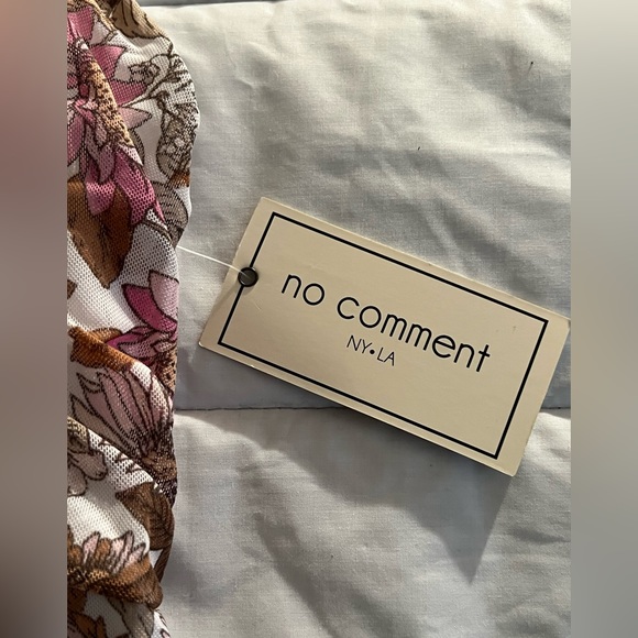 NWT No Comment floral print multicolored dress. Women’s L. - Picture 8 of 8